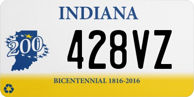IN license plate 428VZ