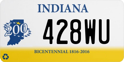 IN license plate 428WU