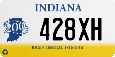 IN license plate 428XH