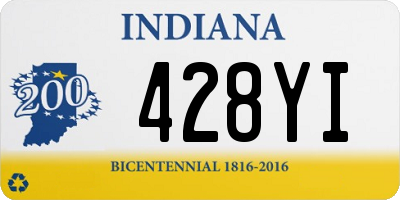 IN license plate 428YI