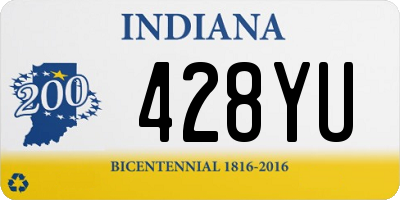 IN license plate 428YU