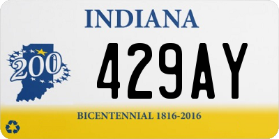 IN license plate 429AY