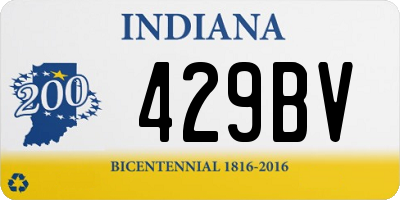 IN license plate 429BV