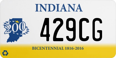 IN license plate 429CG