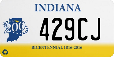 IN license plate 429CJ