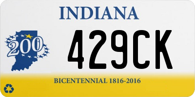 IN license plate 429CK