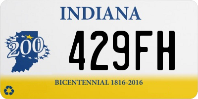 IN license plate 429FH