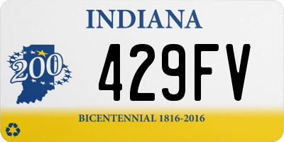 IN license plate 429FV