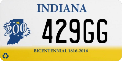 IN license plate 429GG