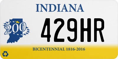 IN license plate 429HR