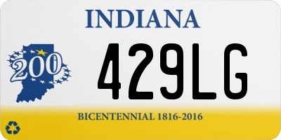 IN license plate 429LG
