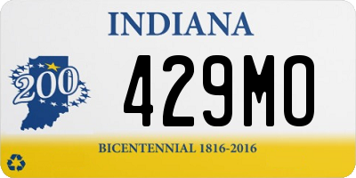 IN license plate 429MO