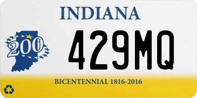 IN license plate 429MQ