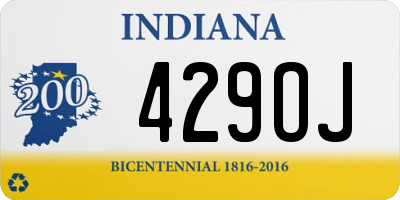 IN license plate 429OJ