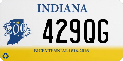 IN license plate 429QG