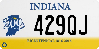 IN license plate 429QJ