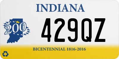 IN license plate 429QZ