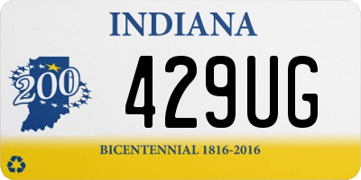 IN license plate 429UG