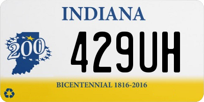 IN license plate 429UH