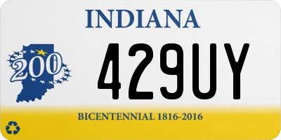 IN license plate 429UY