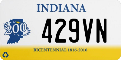 IN license plate 429VN