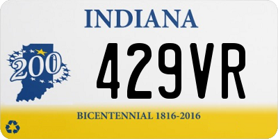 IN license plate 429VR