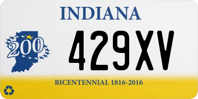 IN license plate 429XV