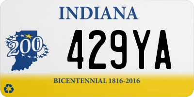 IN license plate 429YA