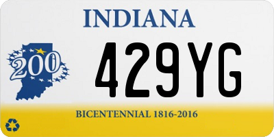 IN license plate 429YG