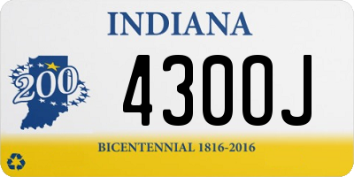 IN license plate 430OJ