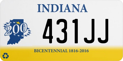 IN license plate 431JJ