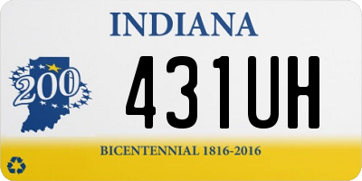 IN license plate 431UH