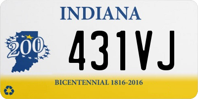 IN license plate 431VJ