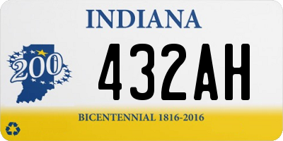 IN license plate 432AH