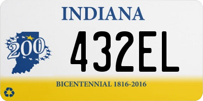 IN license plate 432EL