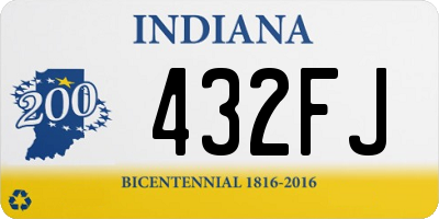 IN license plate 432FJ