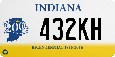 IN license plate 432KH