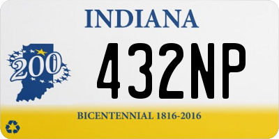 IN license plate 432NP