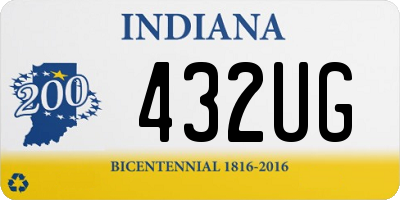 IN license plate 432UG