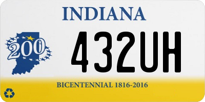 IN license plate 432UH