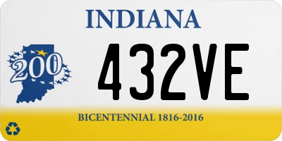 IN license plate 432VE