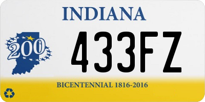 IN license plate 433FZ