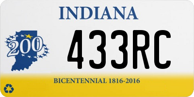 IN license plate 433RC