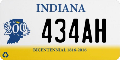 IN license plate 434AH