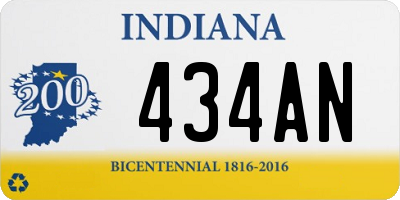 IN license plate 434AN