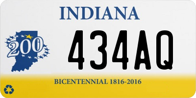 IN license plate 434AQ