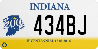 IN license plate 434BJ