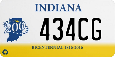 IN license plate 434CG