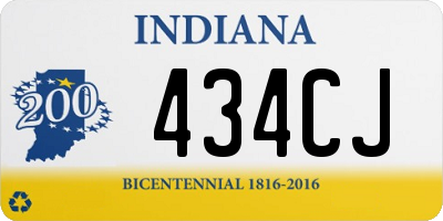 IN license plate 434CJ