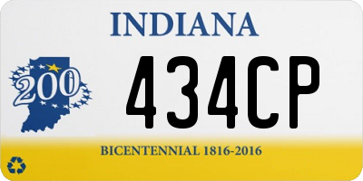 IN license plate 434CP